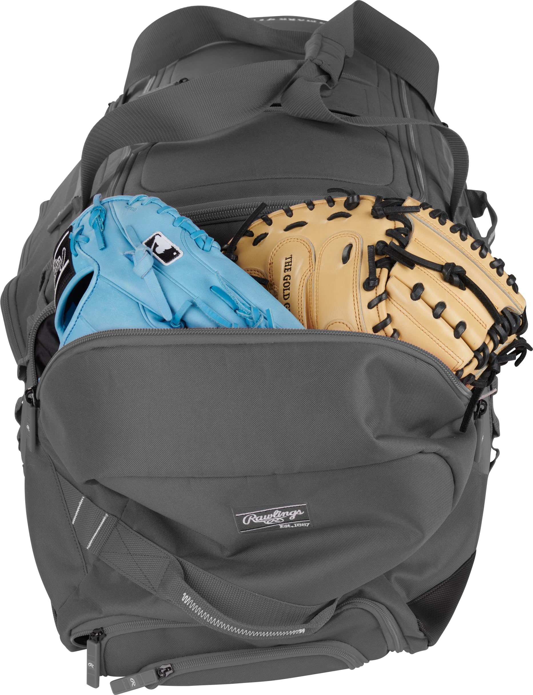 Amazon.com : Rawlings | YADI 2.0 Wheeled Catcher's Bag | Yadier